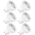 Luxrite MR16 LED Light Bulbs 6.5W (50W Equivalent) 500LM 3000K Soft White Dimmable GU10 Base 6-Pack LR21501-6PK